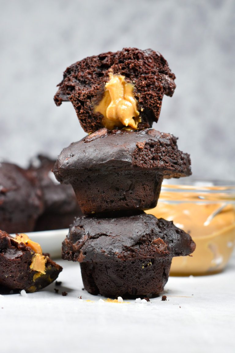 Chocolate Peanut Butter Muffins
