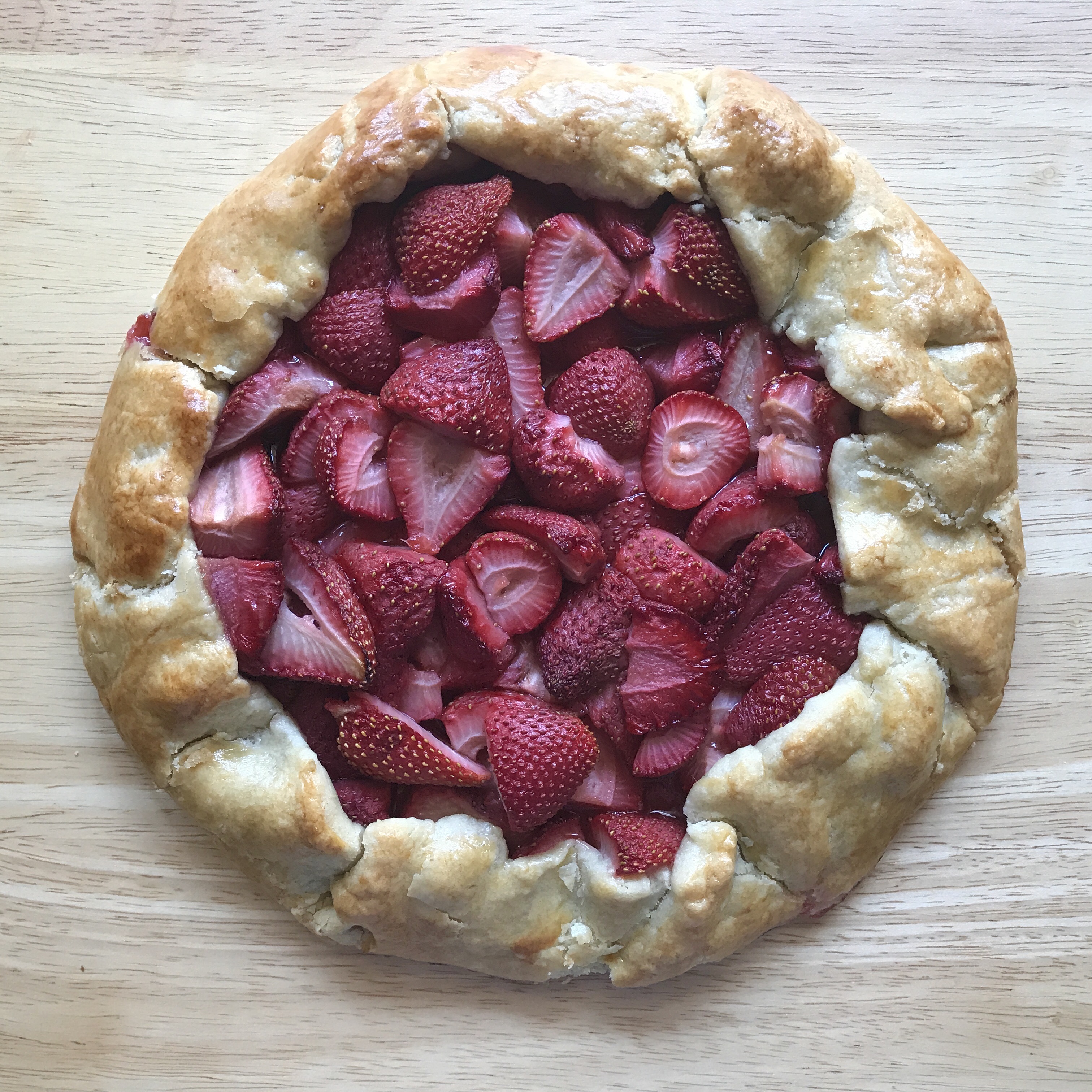 Simple Strawberry Galette