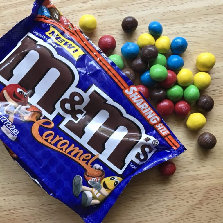 Caramel M&Ms bag