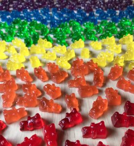 Rainbow gummy bears