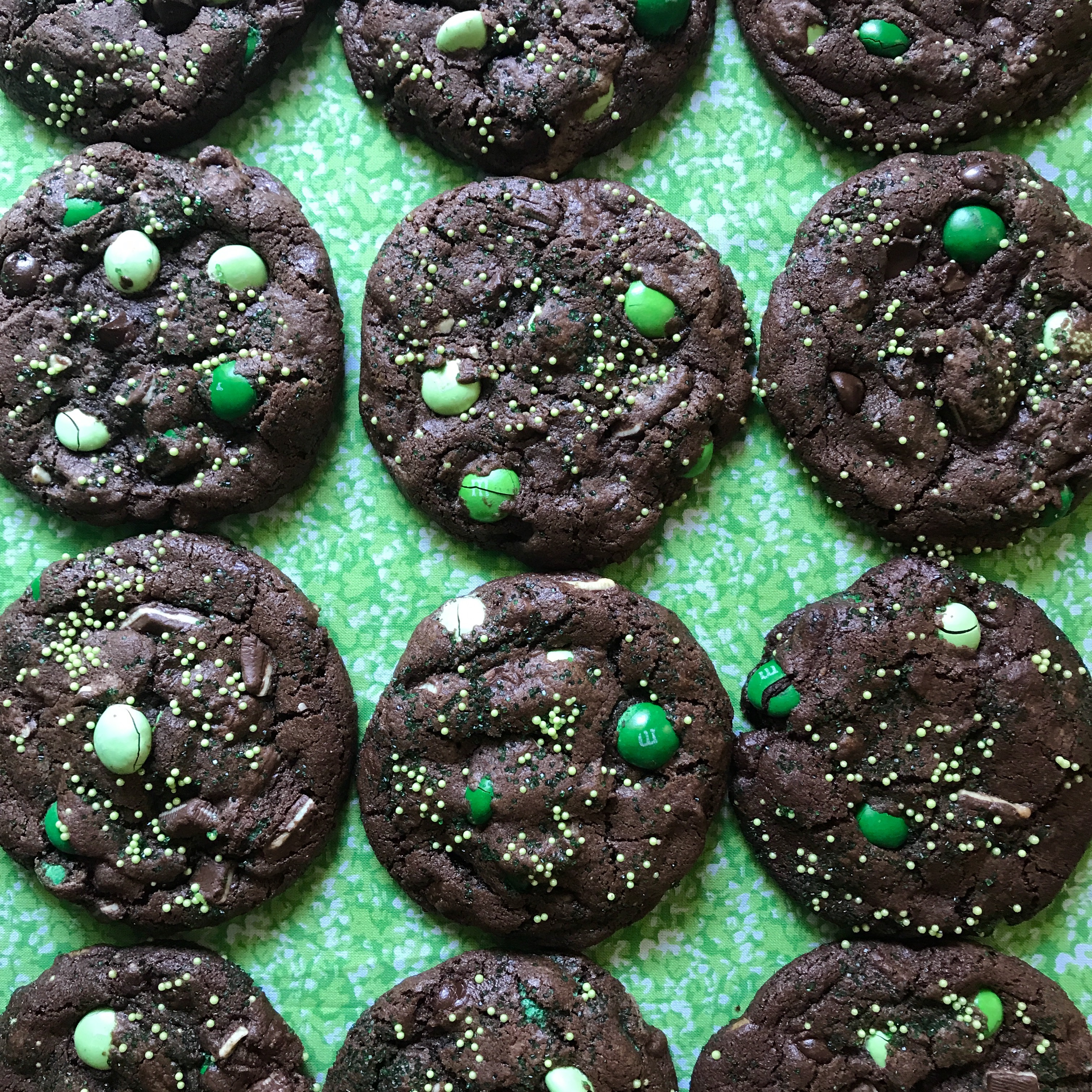 Chocolate Chip M&M Cookies {With Double Chocolate Dhips!}