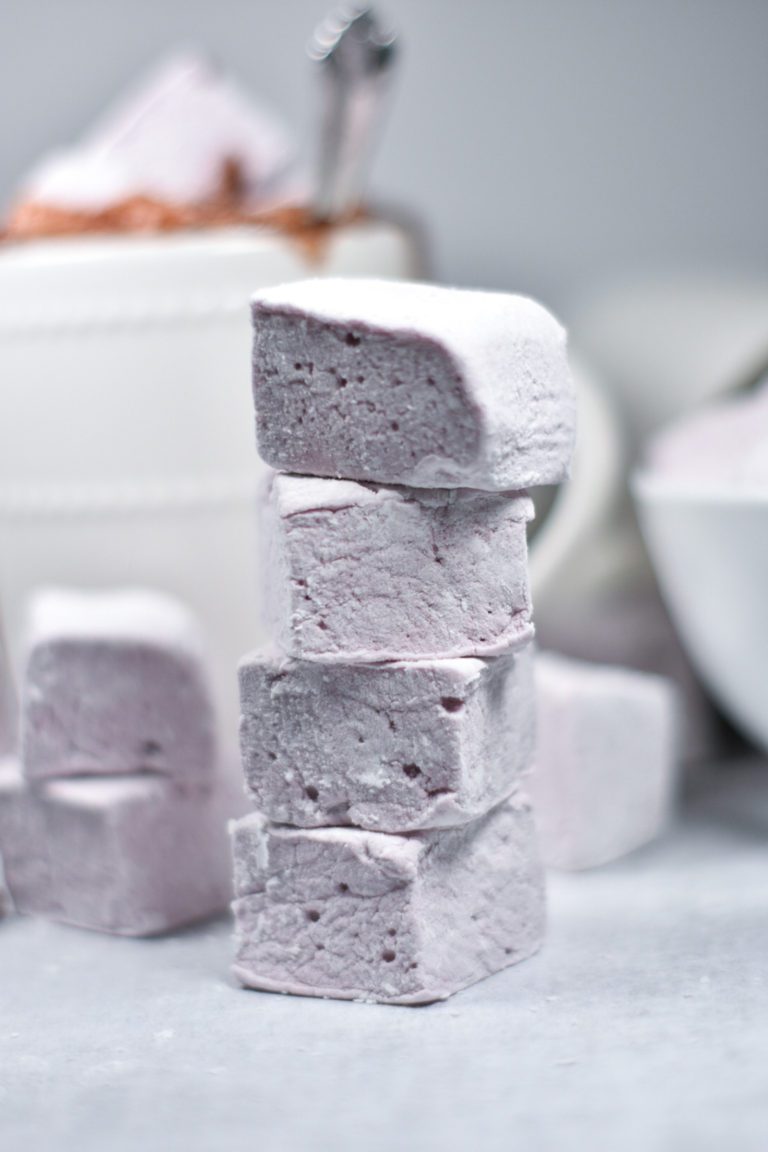 Red wine marshmallows