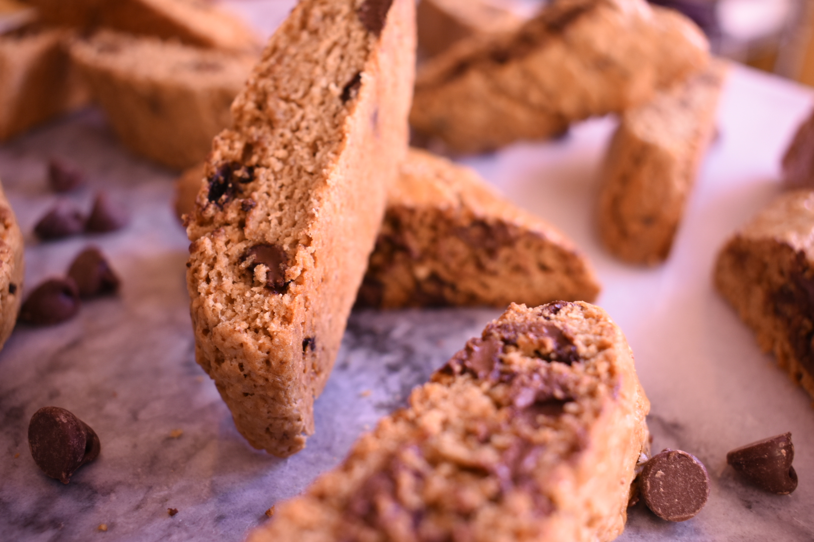 Espresso Chocolate Chip Biscotti Recipe • Baste Cut Fold 7058