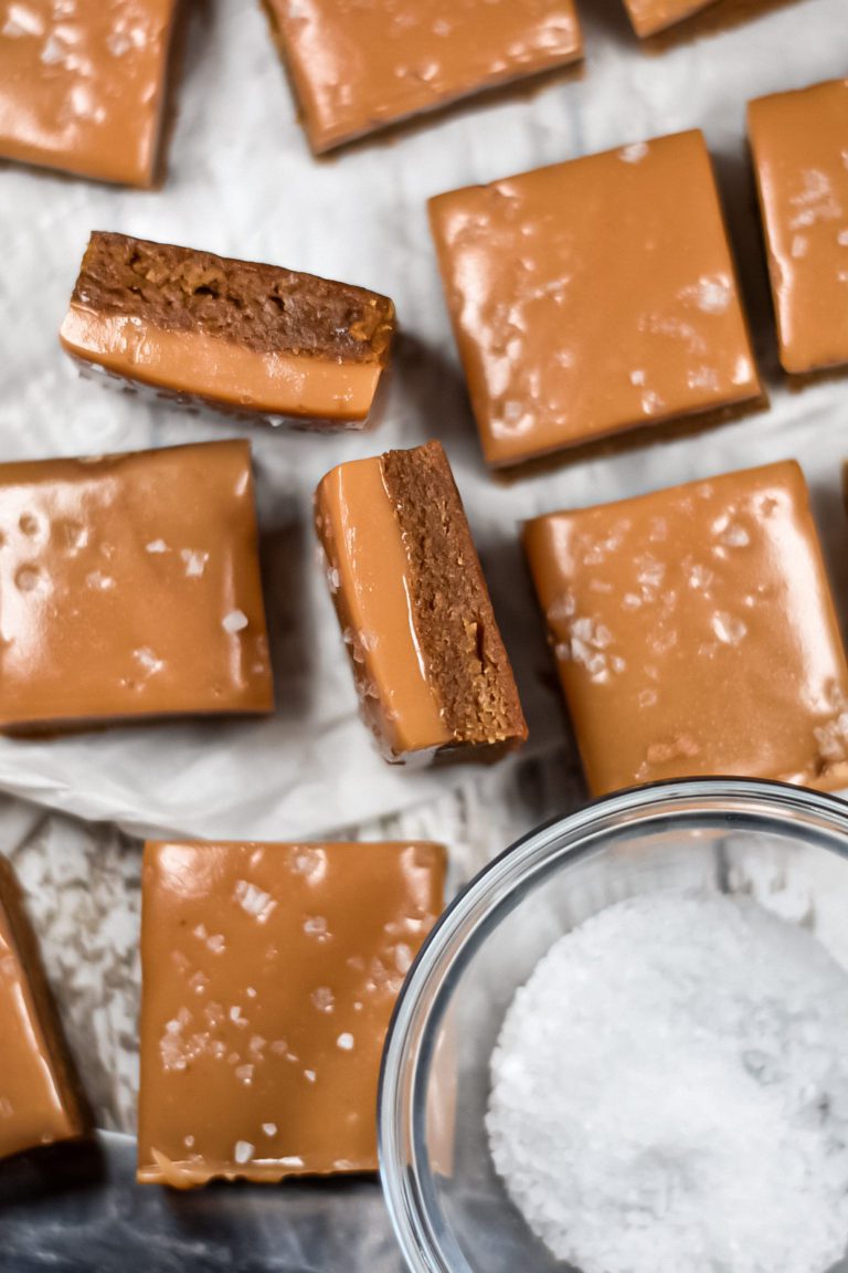 Salted Caramel Blondies