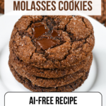 Chocolate Molasses Cookies