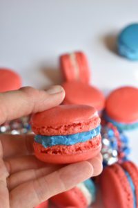 Patriotic macarons