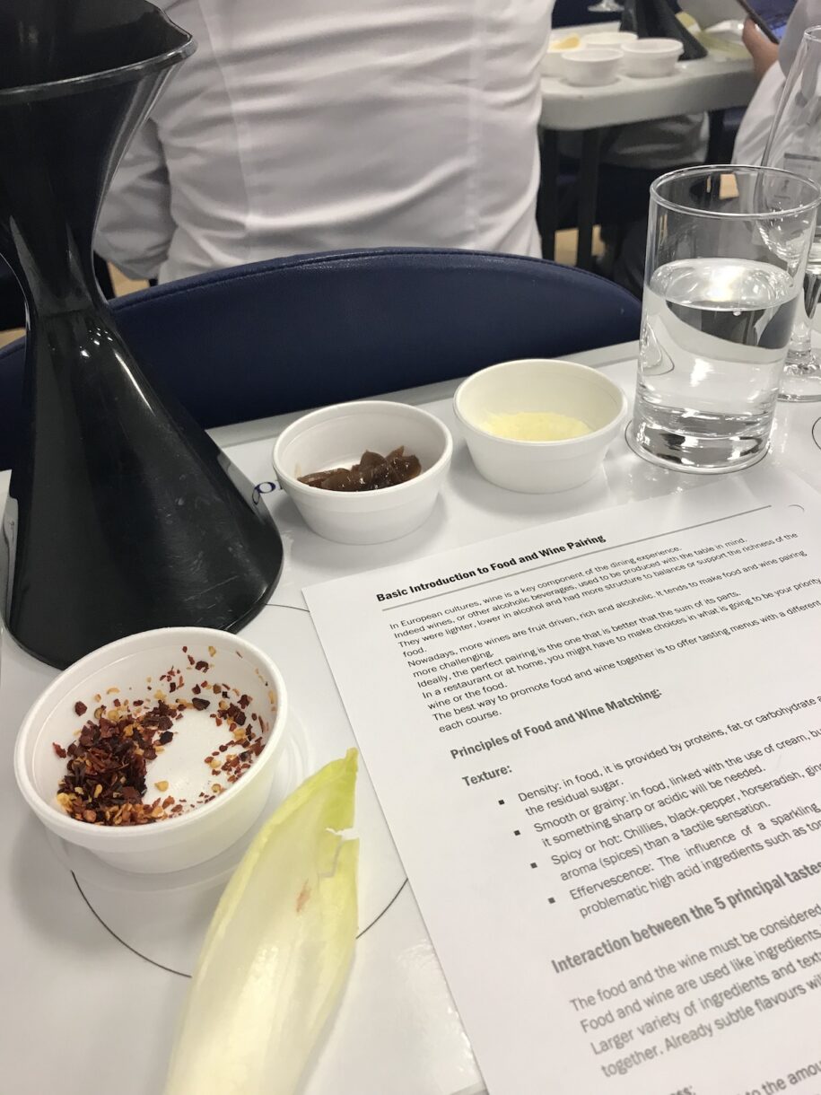 Wine lecture and pairing with desserts