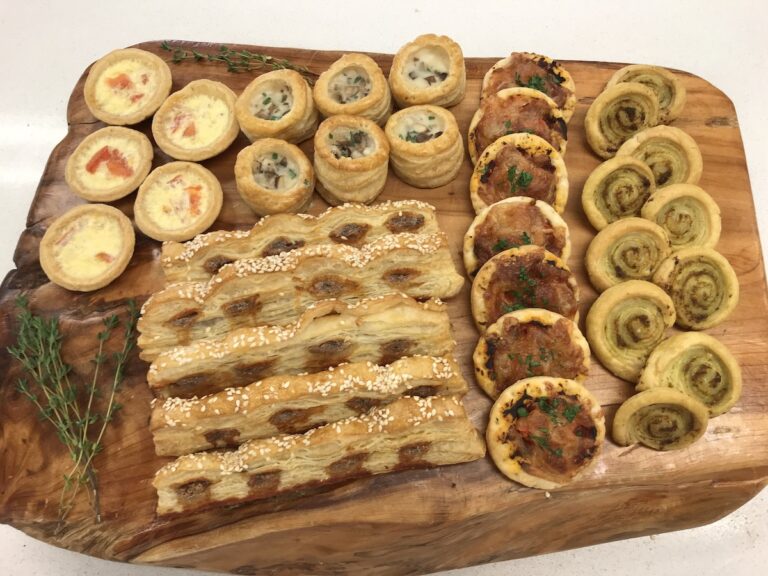 Savoury canapes