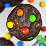 Rainbow M&M cookie