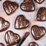 Chocolate peppermint hearts