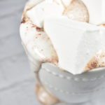 Marshmallows in mug of hot chocolate