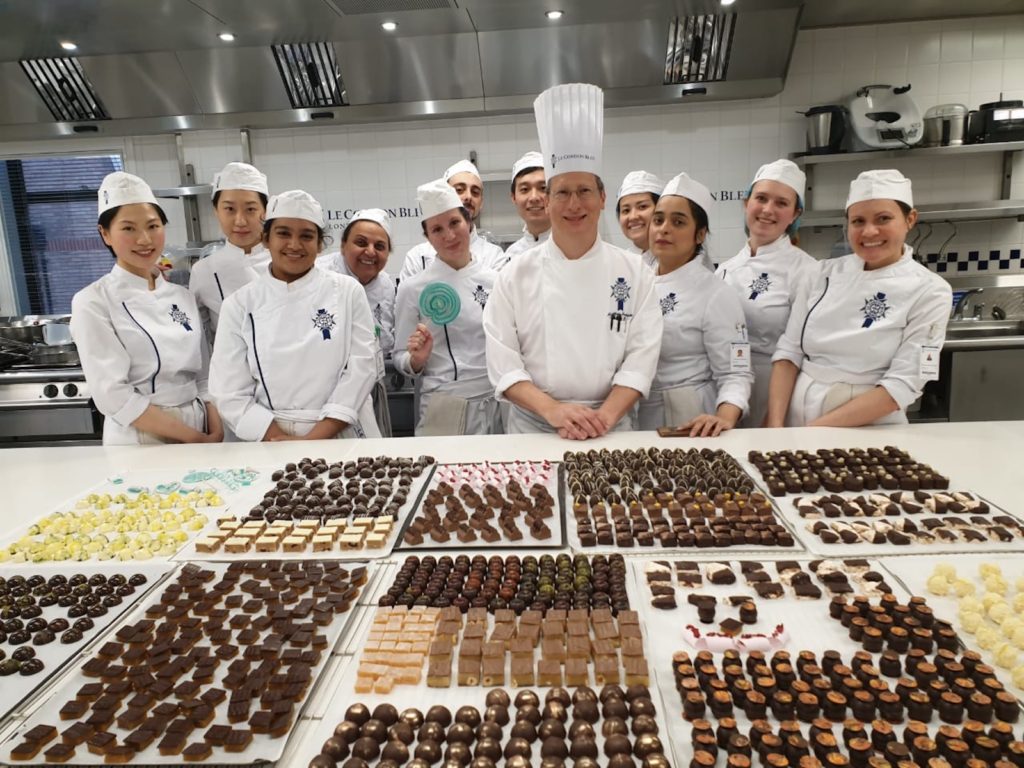Chocolate workshop at Le Cordon Bleu London