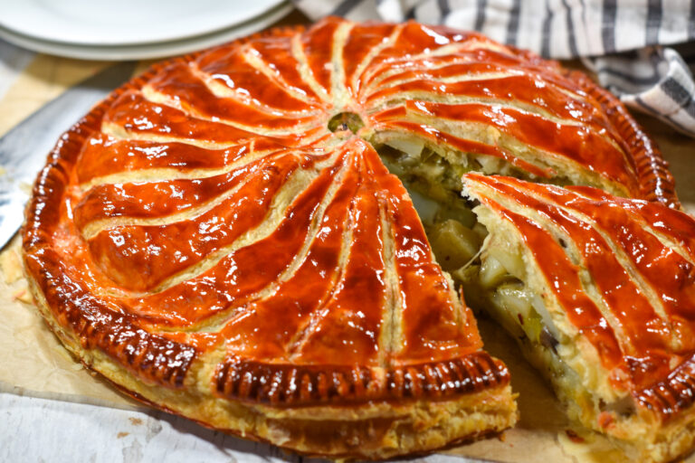 Pithivier with slice missing