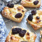 Blackberry cream cheese pastries
