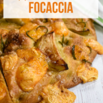 Apple Cheddar Focaccia Bread