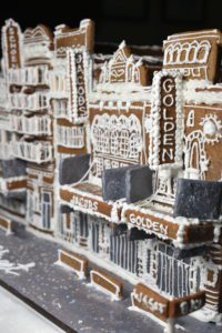 Golden Theatre, in gingerbread