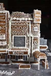 The Booth Theatre in gingerbread