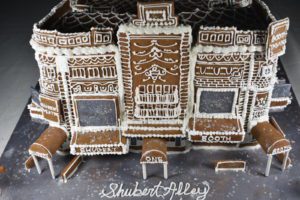 Shubert Alley in gingerbread