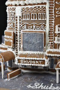 Shubert Theatre, NYC, in gingerbread