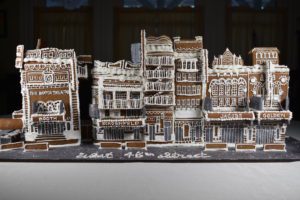 New York Theatre District in gingerbread