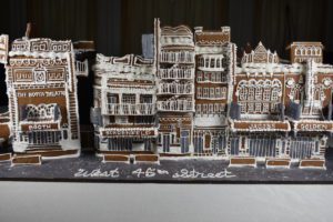 New York Theatre District in gingerbread