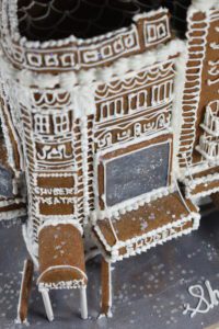 Broadway Theatre made out of gingerbread