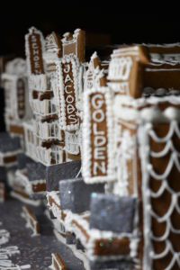 West 45th Street in gingerbread