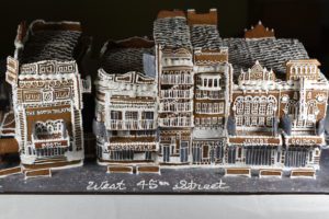 New York Theatre District in gingerbread