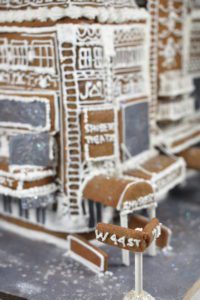 Shubert Theatre, NYC, in gingerbread