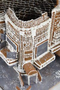 Shubert Theatre, NYC, in gingerbread