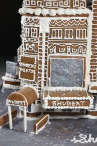 Shubert Theatre, NYC, in gingerbread