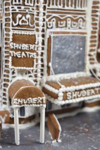 Shubert Theatre, NYC, in gingerbread