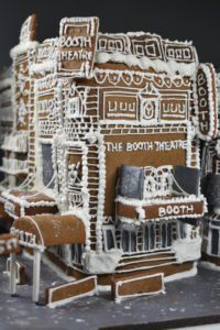 The Booth Theatre made in gingerbread