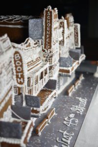 New York Theatre District in gingerbread