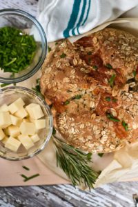 Soda Bread with Cheddar and Herbs