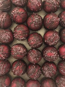 Peppermint hot chocolate bomb