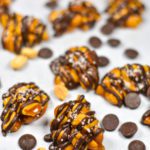 Chocolate Sea Salt Peanut Clusters