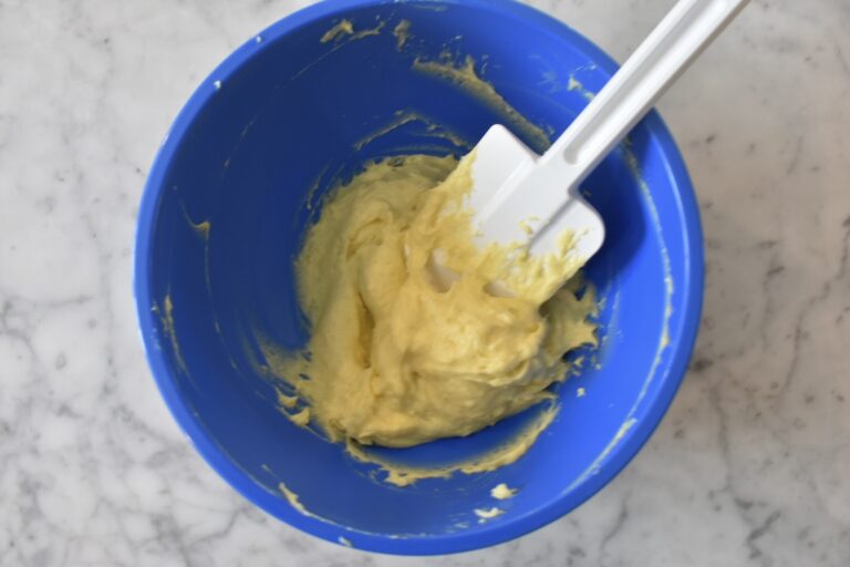 Finished pastry cream in a bowl