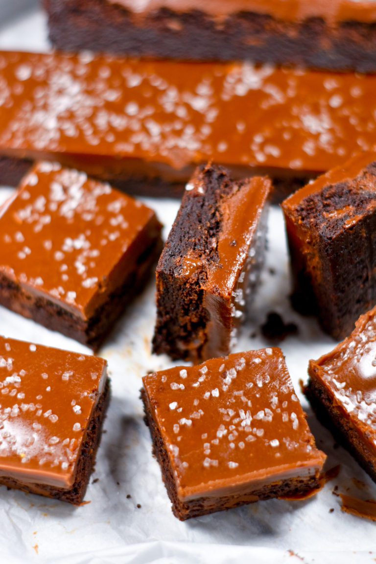 Salted Chocolate Caramel Brownies