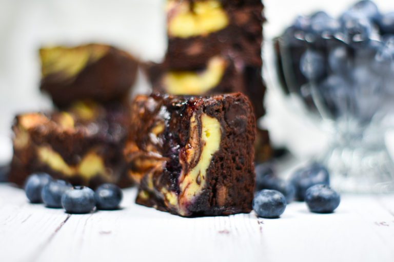 Blueberry Lemon Cheesecake Brownies