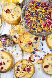 Shortbread with Spring Flowers