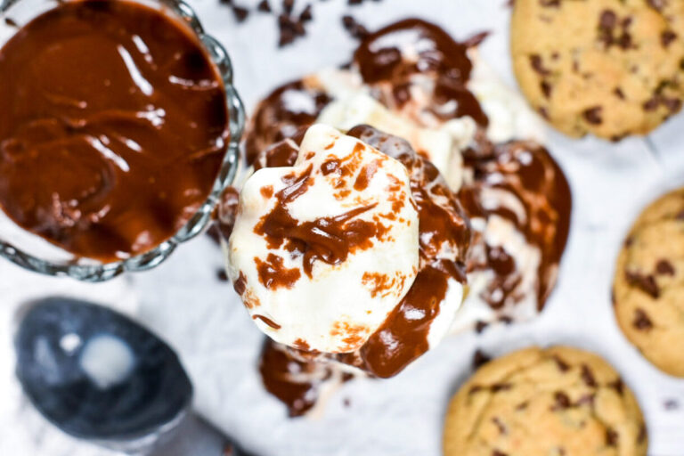 Hot Fudge Sauce food photography