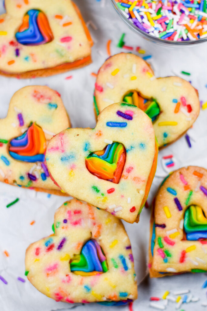 Rainbow buttercream cookies recipes