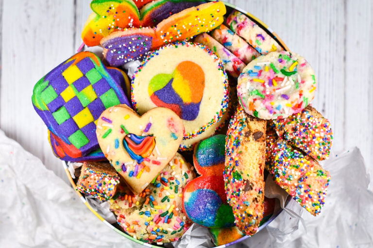 Rainbow Cookie Box