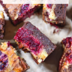 Brie and Cranberry Brownies