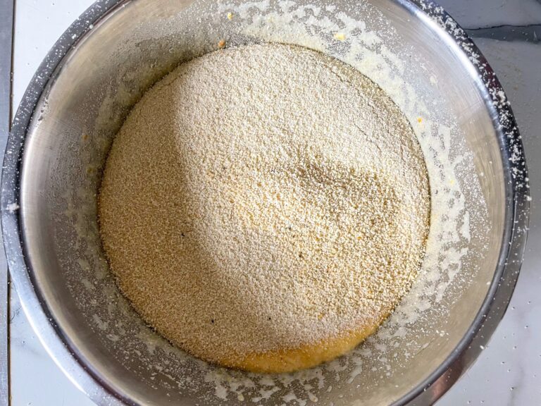 Almond flour in bowl