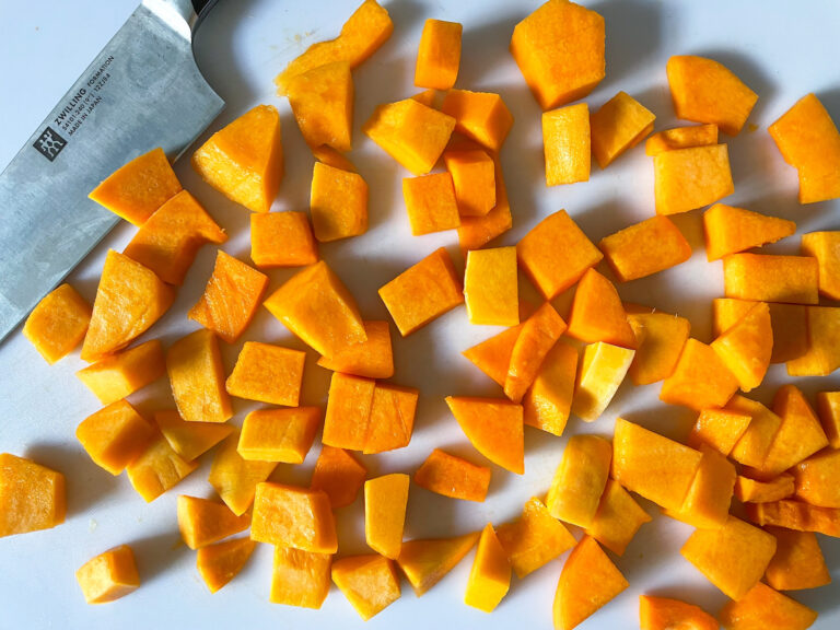Chopped butternut squash