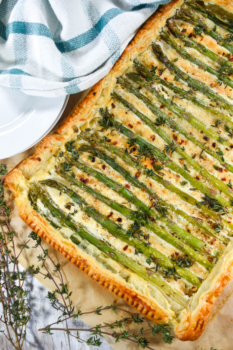 Asparagus Puff Pastry Tart