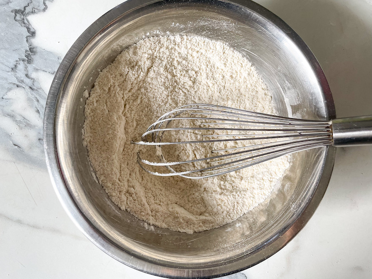 Dry ingredients and whisk in a bowl