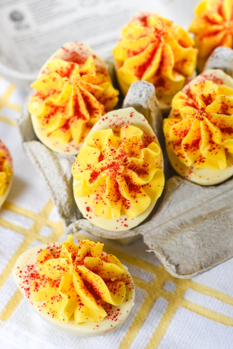 White Chocolate Deviled Eggs